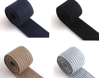 38mm wide Heavy duty webbing cotton webbing bag strap for tote bag,dog collar,Key Fobs Belts Purse Bag Straps Leash by the yard
