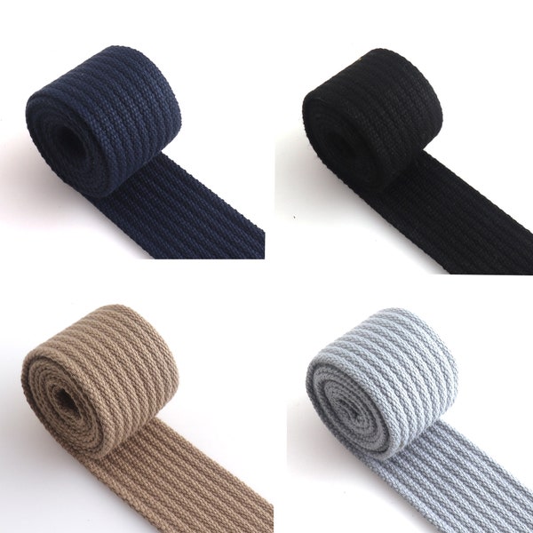 38mm wide Heavy duty webbing cotton webbing bag strap for tote bag,dog collar,Key Fobs Belts Purse Bag Straps Leash by the yard