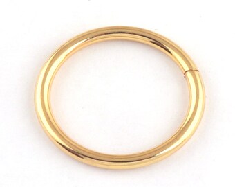 Gold O-Rings Bag Making supplies 1 inch O ring craft rings for bag belt crafts-10pcs