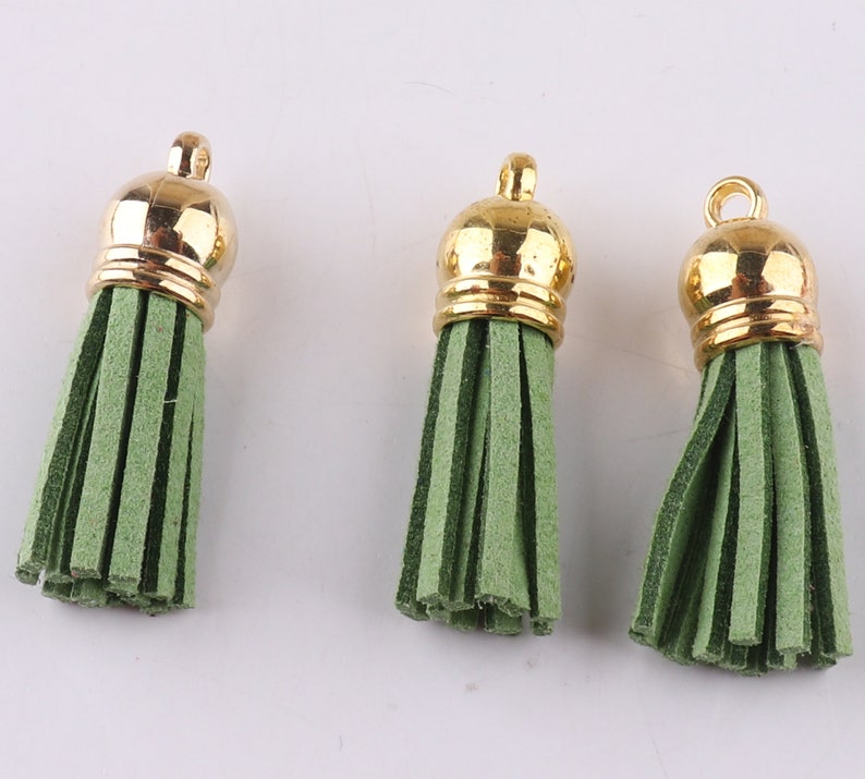 Green color keyring accessories.Tassel purse charm. Tassel | Etsy