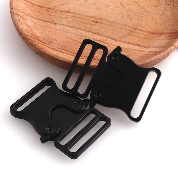 Zinc alloy Adjuster Buckle Quick Side Release Metal Safety Strap Buckles For 29mm Webbing bag garment Luggage DIY Accessories