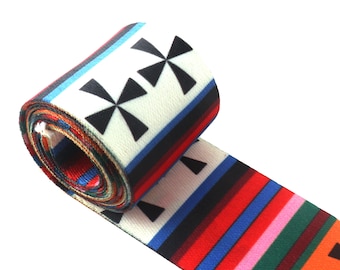 50MM Colorful Webbing 2" Cotton Webbing Ribbon Webbing for Handbag Handles Purse Strap Poly Webbing Strap Bag Strap Webbing Dog Collar