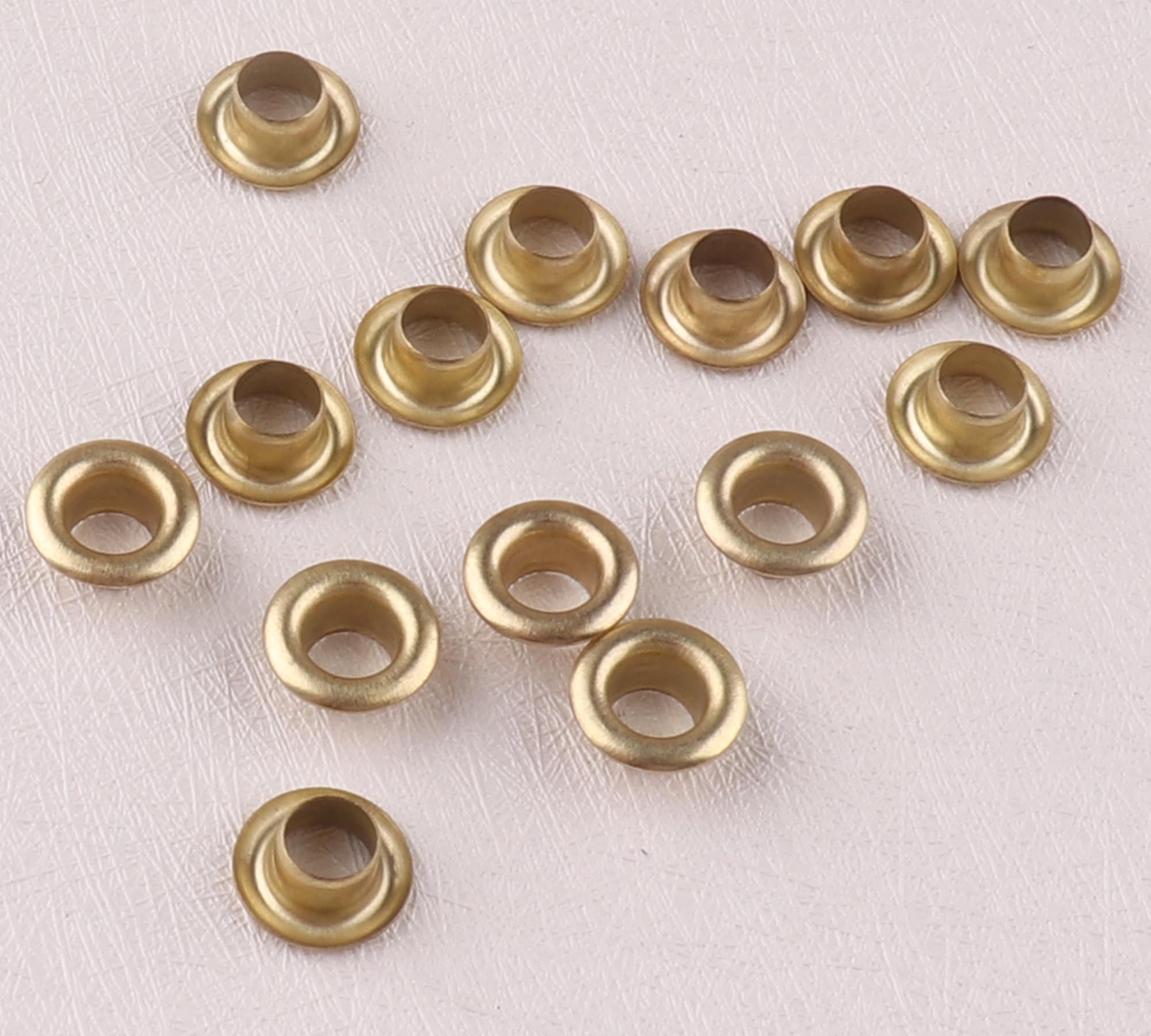 100pcs 743.5 mm gold color eyelets round grommet eyelets Etsy