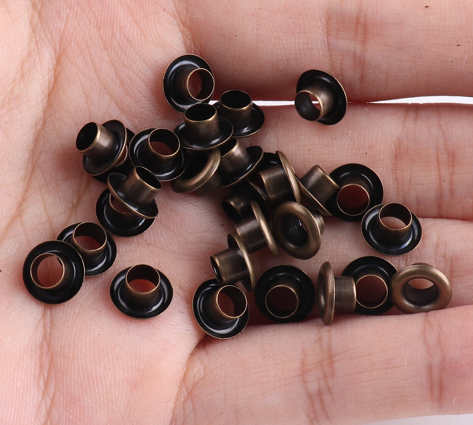 100pcs 844 Bronze Color Round Eyelets for Clothes Leather Etsy
