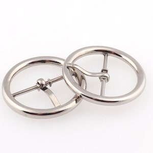 Center Bar Buckle 1 1/4&#39;&#39; Silver/Gold/Rose Gold Pin Buckle Single Prong Buckle Strap Buckle Adjuster Buckle Purse Buckle Garment Buckle