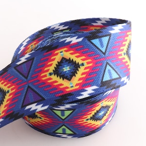 38mm width Colorful Webbing  Chinese Style Unique Design Cotton polyester webbing for DIY bag belt Garment Accessories