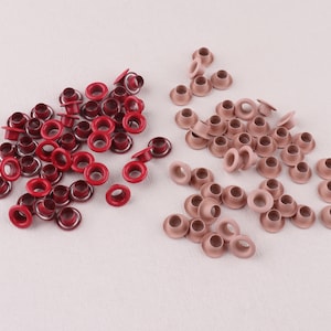 8*4*4 mm red/pink metal eyelet grommet,for leather craft/shoe grommet/clothes leather hardware craft canvas making