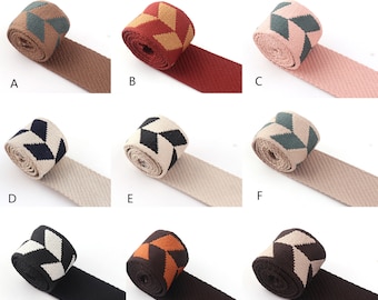 1 1/2 inch katoenen singelband gestreepte polyester singelband 38 mm met ruitpatroon in verschillende kleuren halsband singelband