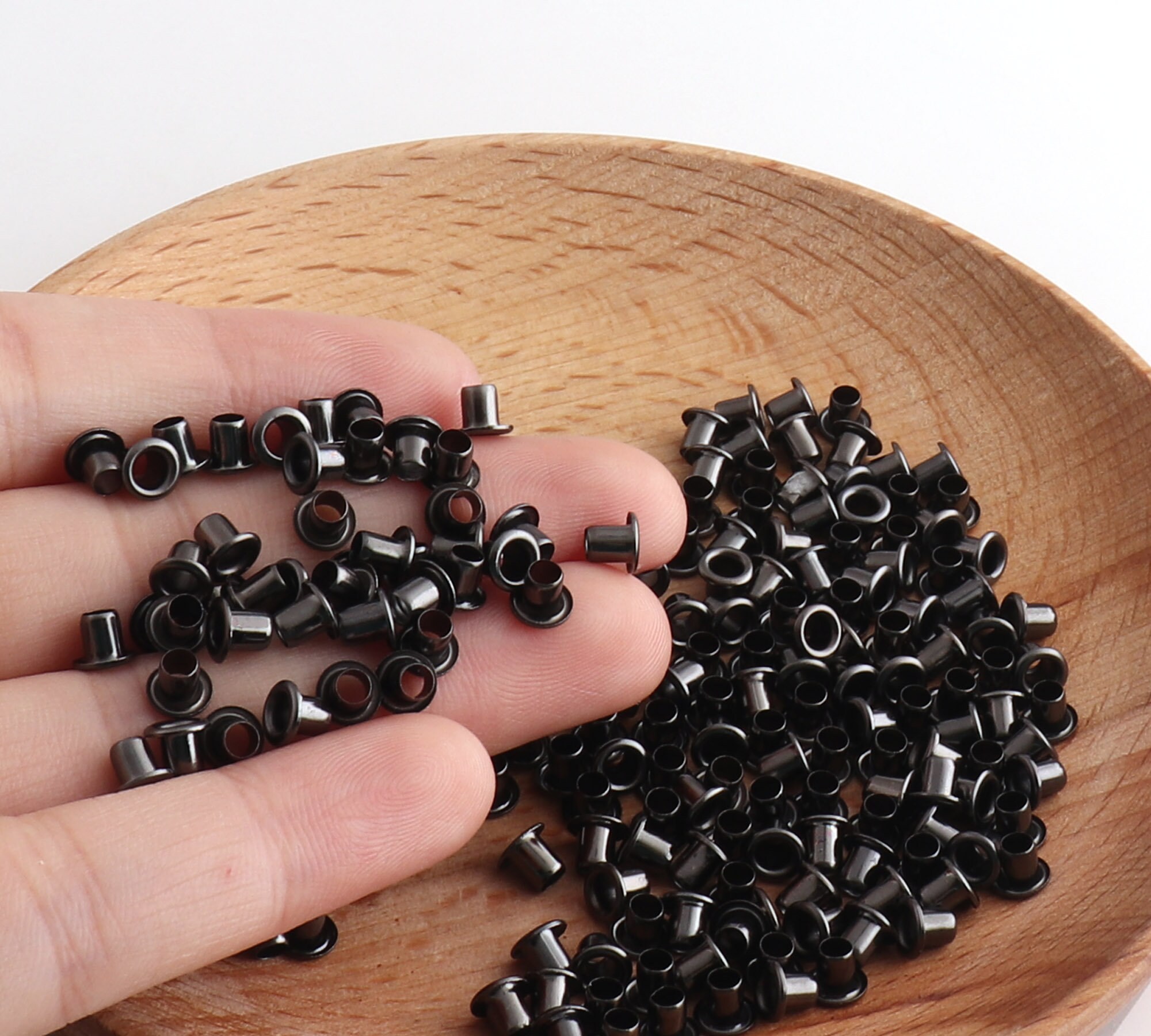 Gunmetal mini eyelet 2mm Round Grommet Eyelets for Sewing Bead Etsy