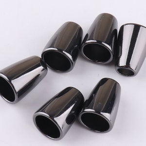 Black color Toggle Cord  Metal Cord Lock Stopper Cord Toggle Lock Rope Lock Buckle Purse Closures or Embellishment