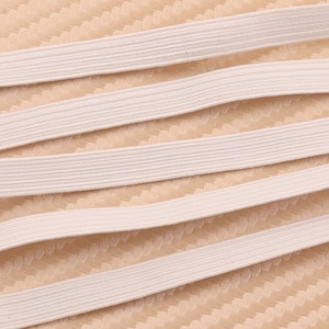 8 mm Elastic Band-Sewing DIY Cloth Accessories-White Flat Elastic Band for Shoes/Hats/Gloves/Underwear/Braces Skirts/Cuffs/Belts