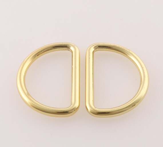 CCYKXA 30 Pièces Anneaux En D Boucles Métal Doré Non Soudé Anneau De Anneau De Boucle Accessoires De Couture Pour Portefeuilles Sacs A Dos Boucles Colliers Pour Animaux Porte Cles Diy 87663512