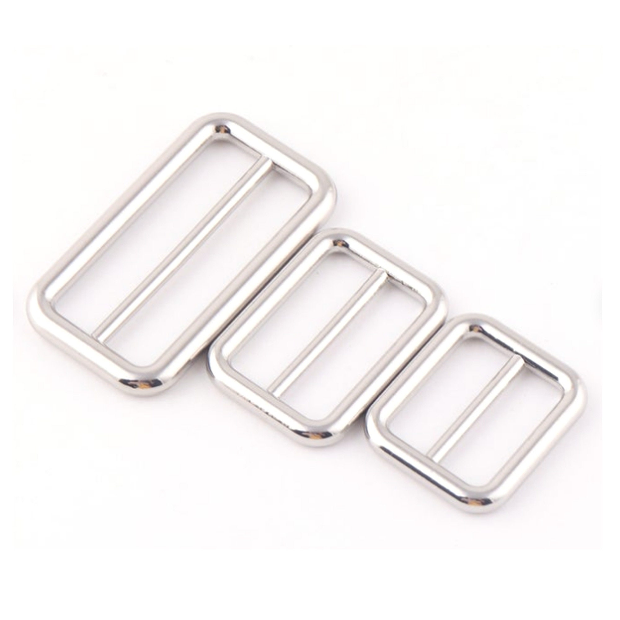 Silver Alloy Slider Buckles Tri Glide Adjustable Buckles Strap Etsy UK