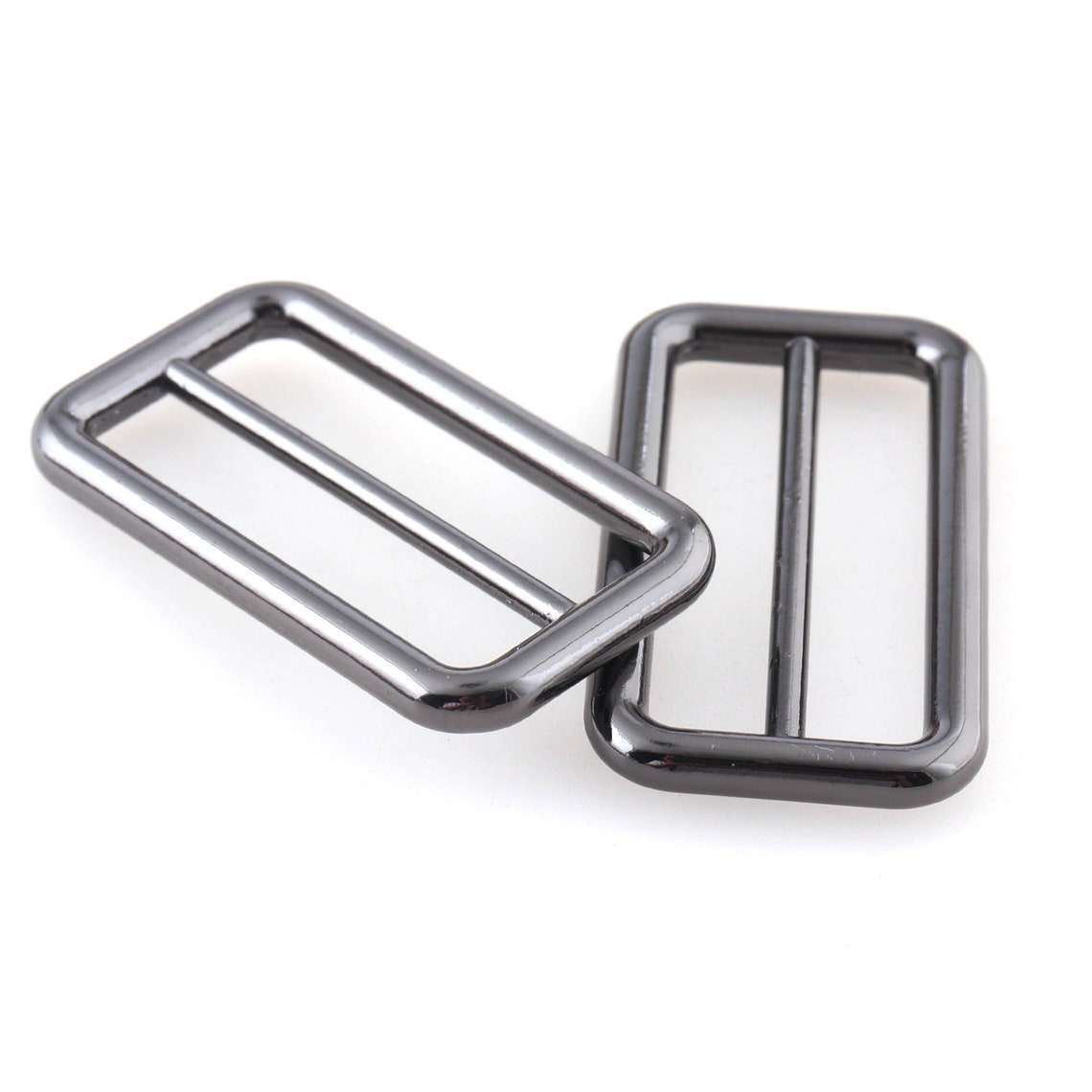 Gunmetal Alloy Slider Buckles Tri Glide Adjustable Buckles Etsy