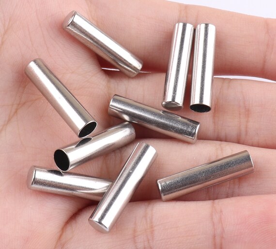 PATIKIL 120 Pcs Embouts Crimps Corde Cuir Métal Noir – 3 Tailles Pour Bijoux DIY, Bracelets, Colliers, Tassels