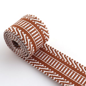 1.5 inches Retro Ethnic Style Cotton Webbing Dog Collar Webbing  Bag Straps Belt key fobs bag Accessories by the yard