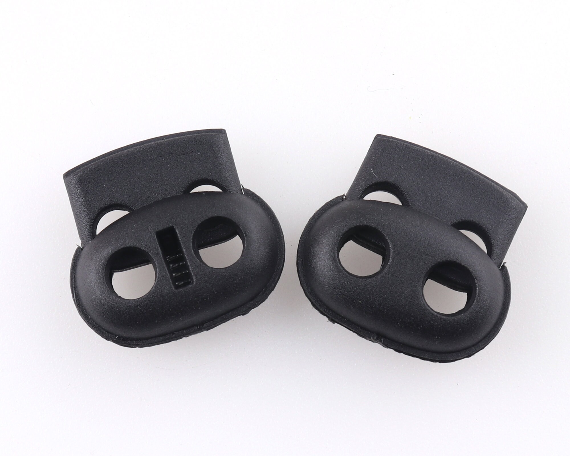 Negro elastic Cord Lock Flat Plastic Rope Lock 1''inch Etsy