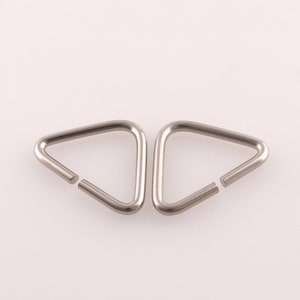 Triangle Rings,Slide Buckles,Silver Belt Buckle,Strap Adjuster Buckles,Metal Purse Buckles,Fasteners Belt Buckle,Purse/Bag/Handbag hardware