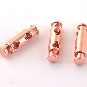 Toggle cord stopper  Metal Cord Lock Cord Toggle Lock Rope Lock Buckle Purse Closures or Embellishment
