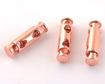 Toggle cord stopper  Metal Cord Lock Cord Toggle Lock Rope Lock Buckle Purse Closures or Embellishment
