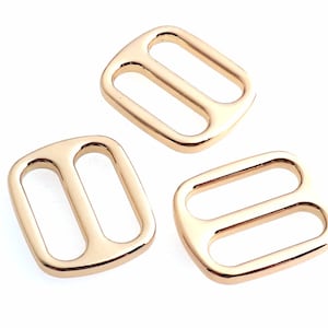 light gold Adjuster buckle 3/4&quot; inner metal buckle Belt Buckle Adjustable Tri Glide button Strap buckle Strap slider strap buckle 12pcs