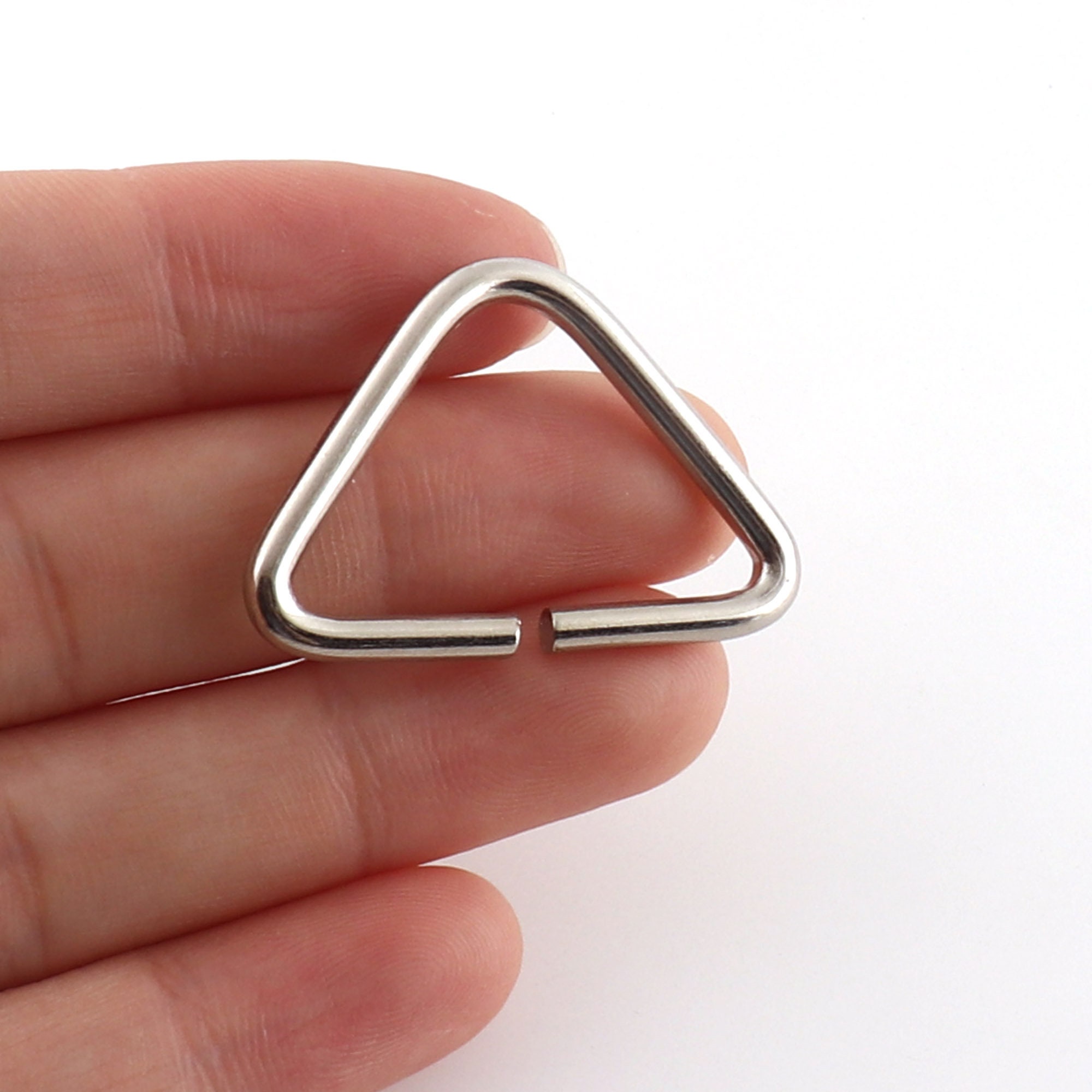 Taschenverschluss 11cm Dreieck - Metall Rahmen Für Geldbörsen & Clutch Taschen