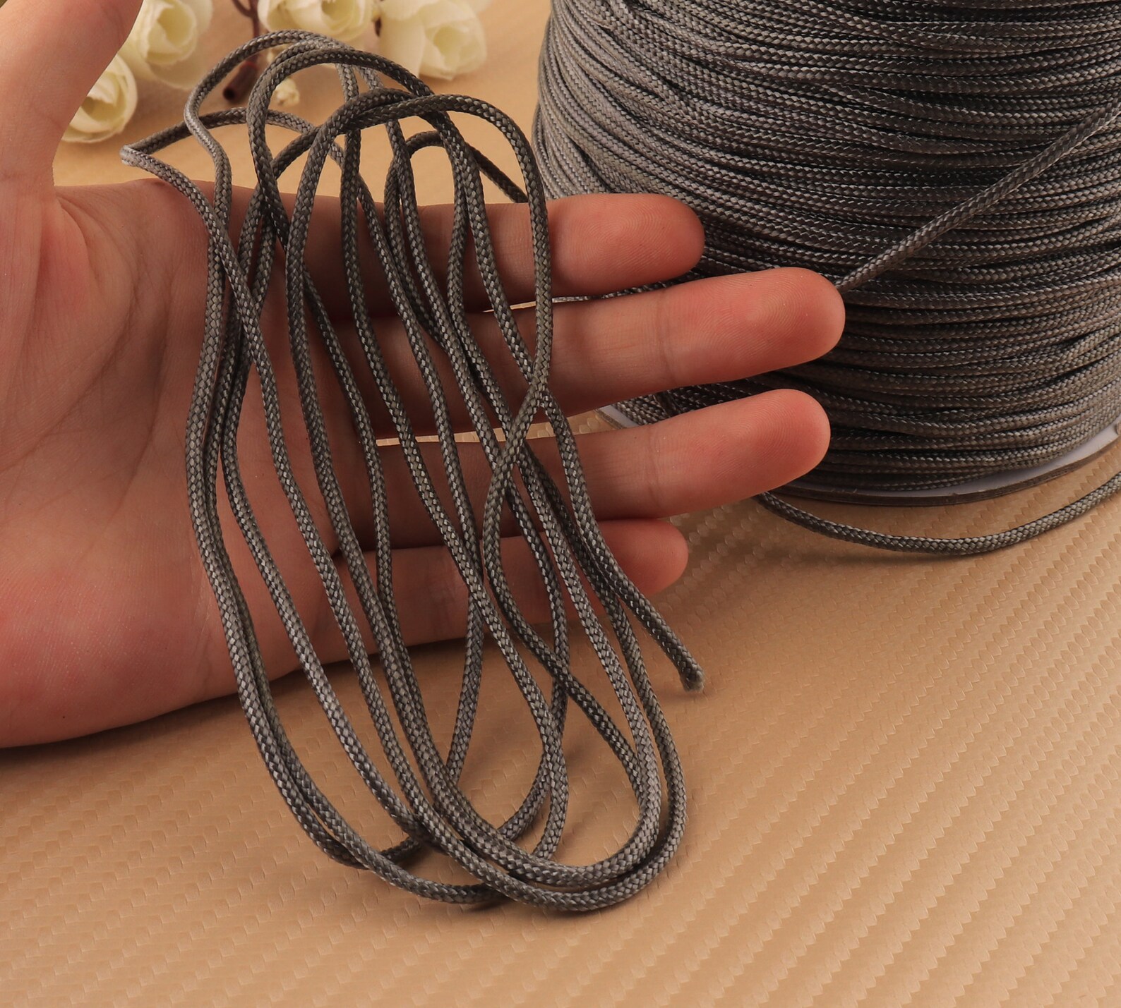 2.0 mm gray color rope binding rope nylon rope wearresistant Etsy