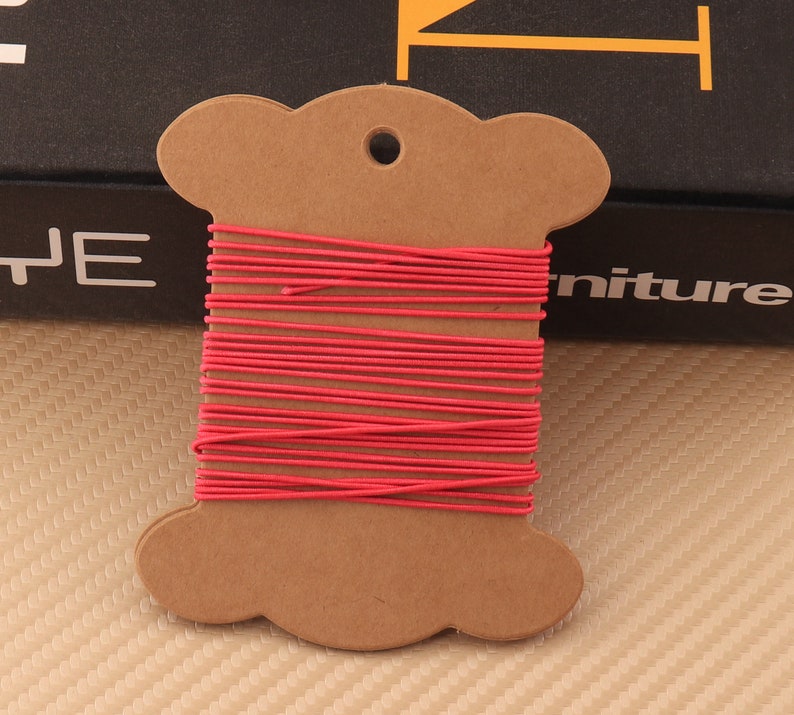 1.0 mm red elastic cord rubber band,nylon cord,for shoes,pants,hair decoration accessories