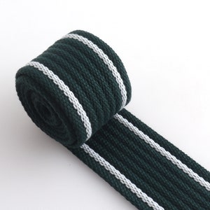 1 1/2 inch Cotton Webbing Colorful Canvas Webbing for Backpacks straps bag strap Dog collar webbing key fobs Purse Straps Belting image 7