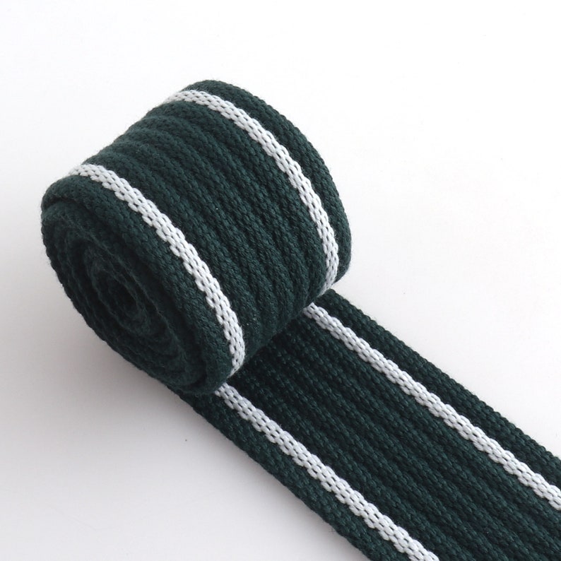 1 1/2 inch Cotton Webbing Colorful Canvas Webbing for Backpacks straps bag strap Dog collar webbing key fobs Purse Straps Belting image 7