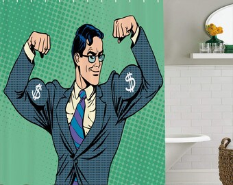 Money Shower Curtain Etsy - 