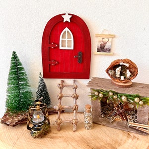 Gnome accessories, gnome door, miniatures, nativity scene