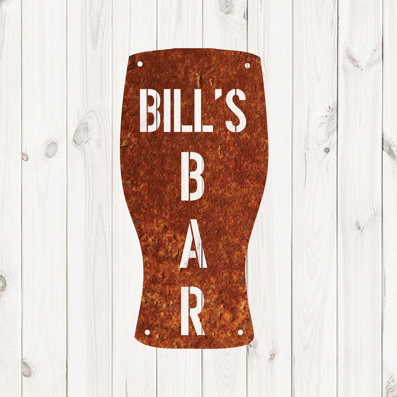 Custom Metal Bar Sign Laser cut Custom Indoor/outdoor Bar Etsy