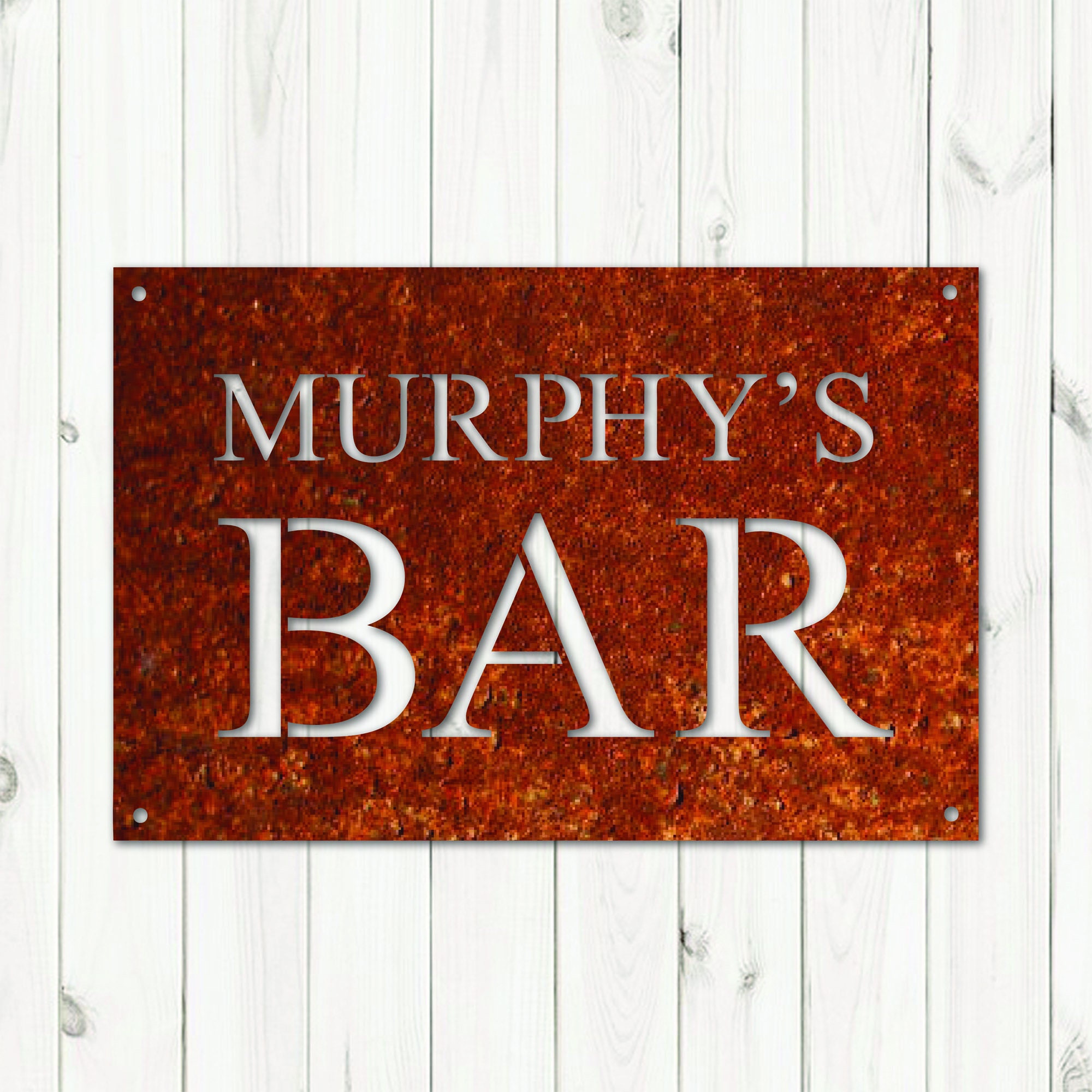 Custom Metal Bar Sign Laser cut Custom Indoor/outdoor Bar Etsy