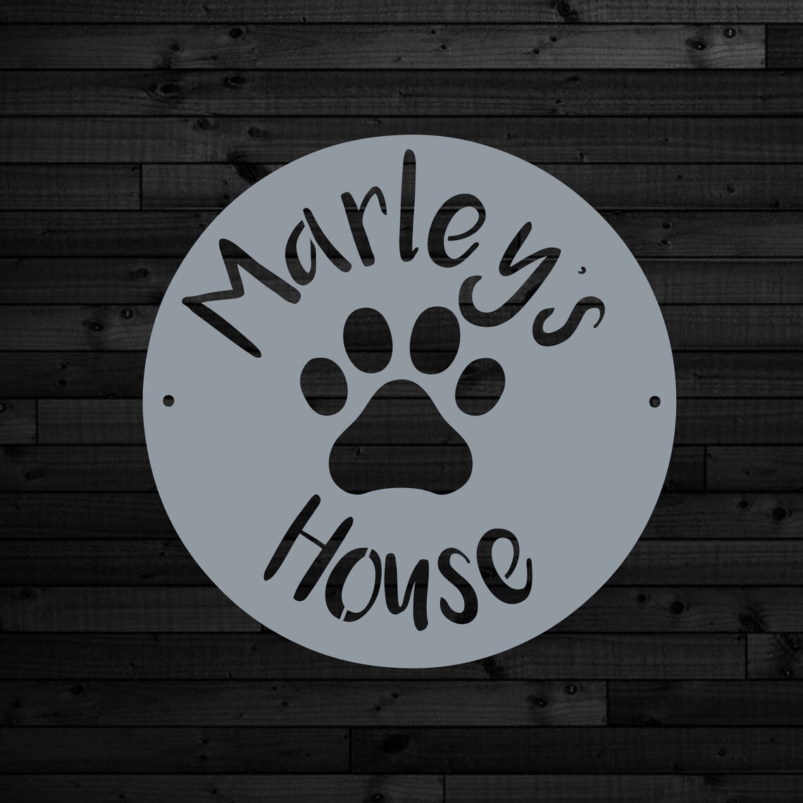 Metal Laser cut Dog Kennel Sign Dog House Plaque Dog House Etsy