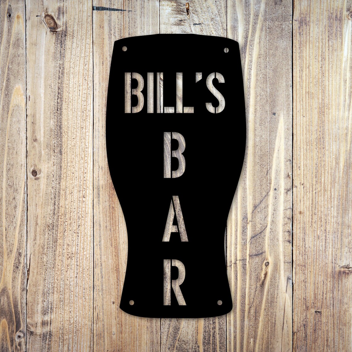 Custom Metal Bar Sign Laser cut Custom Indoor/outdoor Bar Etsy
