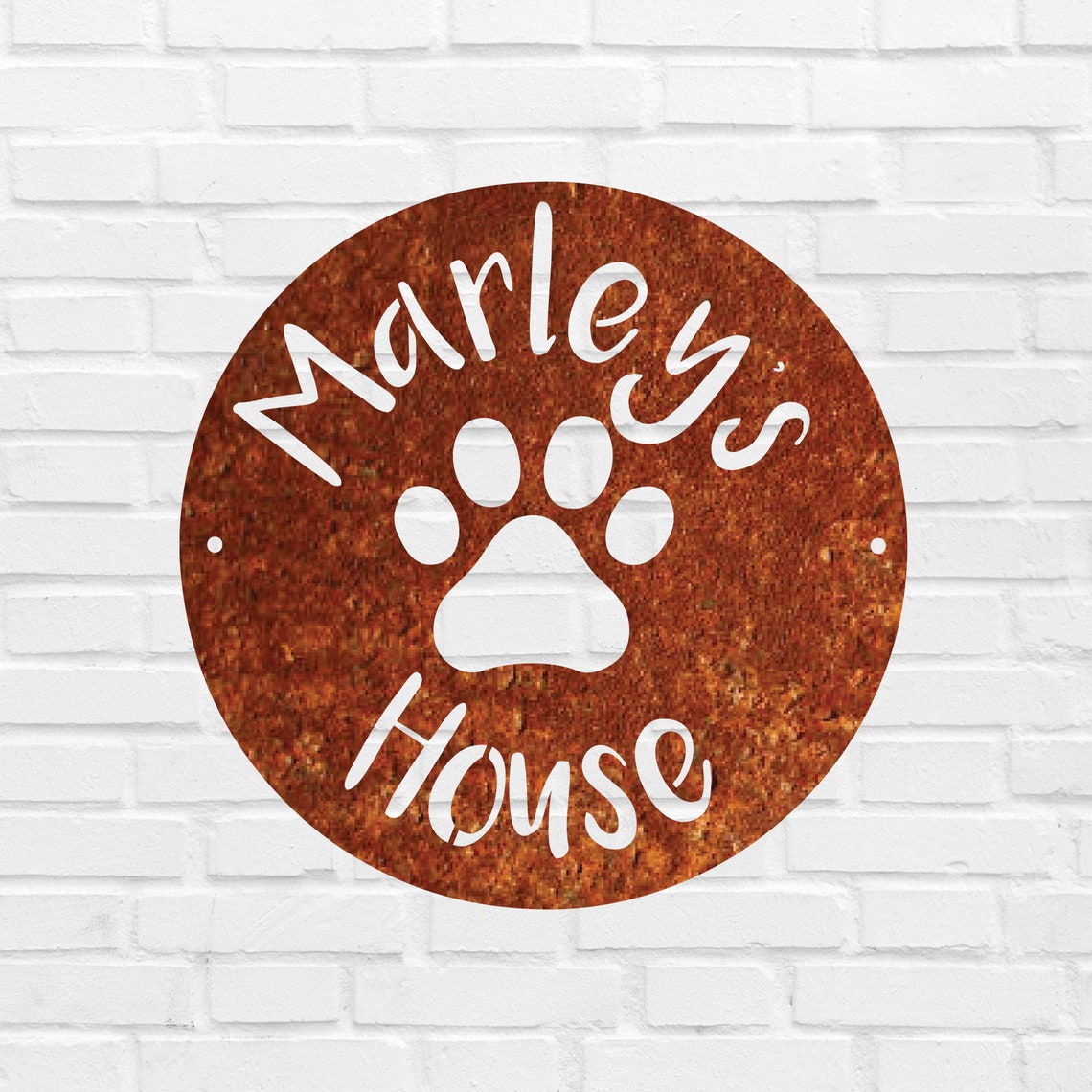 Metal Laser cut Dog Kennel Sign Dog House Plaque Dog House Etsy