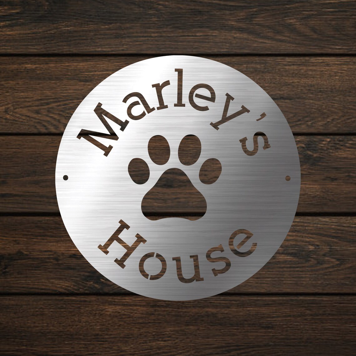 Metal Laser cut Dog Kennel Sign Dog House Plaque Dog House Etsy