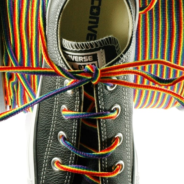 6mm Rainbow Oval TZ Laces® shoelaces
