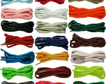Round 2-3mm Pinks, Purples & Oranges TZ Laces®shoelaces for trainers and fashion shoes