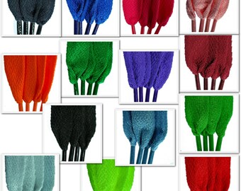 Par de cordones - Cordones rojos planos de 18 mm para zapatillas de moda