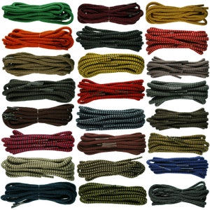 4mm cord Berghaus check pattern shoelaces for Shoes Hiking/Walking/Work Boots