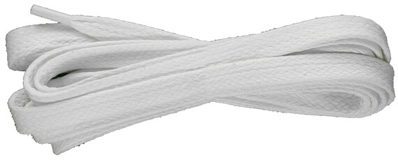 VSUDO 120 cm Platte Wit Schoenveters voor Sneakers – 8mm Breed Sneakers Veters – Sportschoenen Veters - Loopschoenen Schoenveters voor Dames en Heren (2 Paren-Wit-120cm