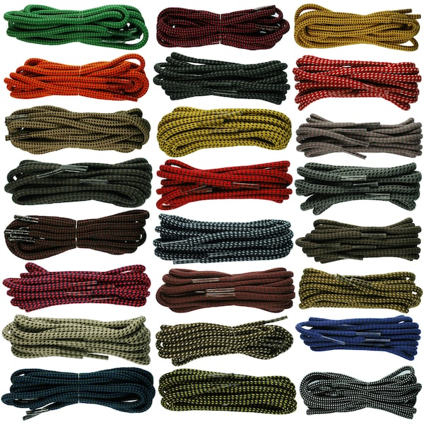 4mm cord Berghaus check pattern TZ Laces® shoelaces for Shoes Hiking/Walking/Work Boots