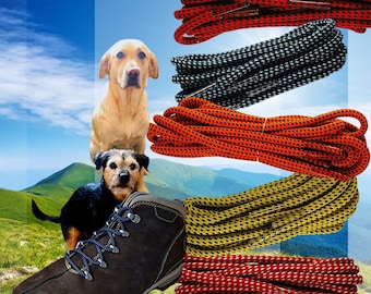 Durable Berghaus Check Boot Laces - 4mm Hiking & Work Boot Cord
