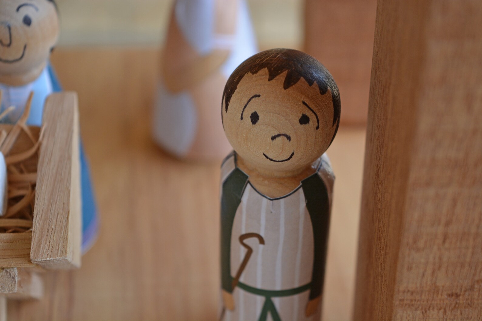 Escena de la Natividad de Madera | Etsy