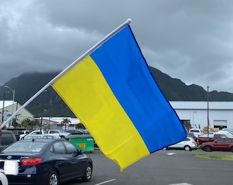 Ukraine handheld Flags