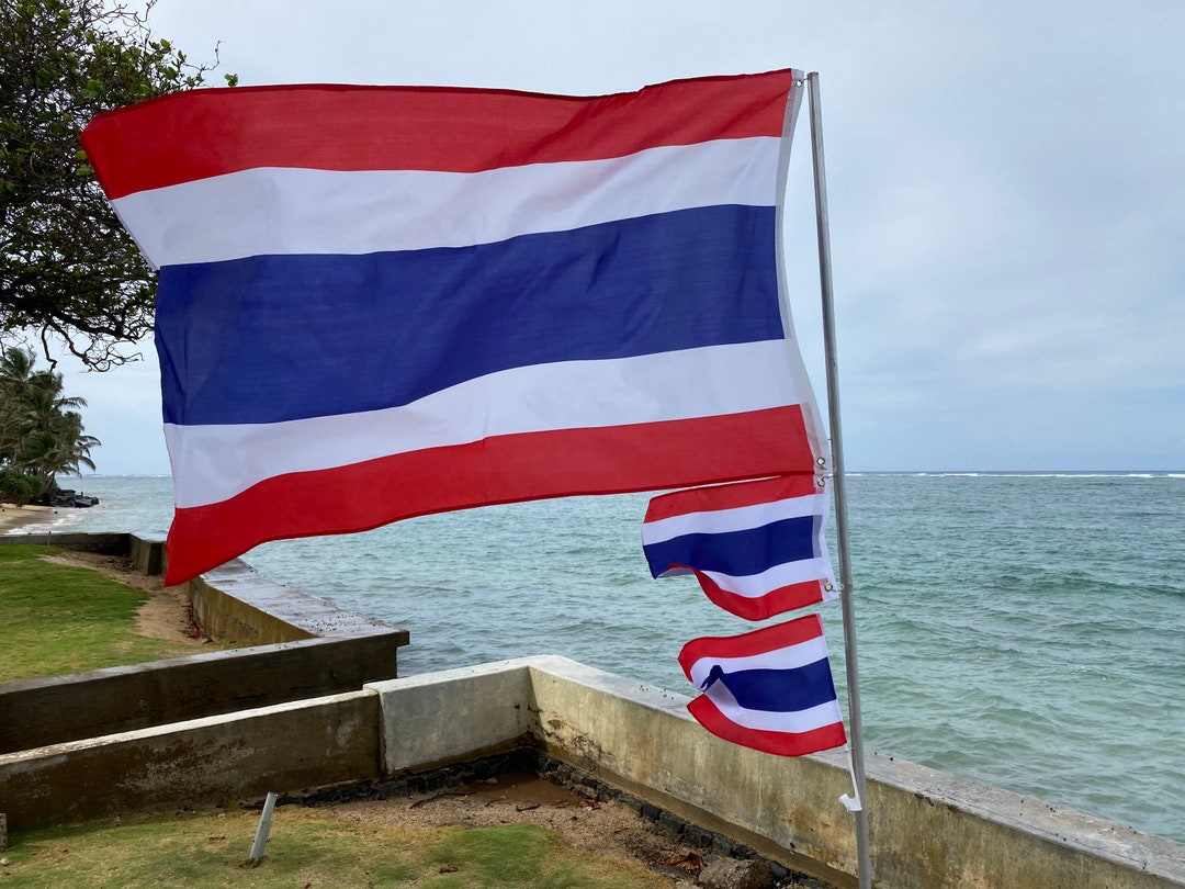U24 Flagge Thailand 20x30 Cm – Marine Bootsflagge Aus Polyester, Wetterfest