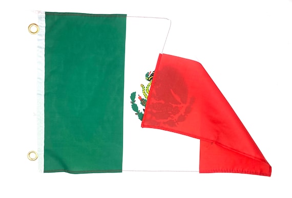 Mappa Vettoriale Del Contorno Del Messico Con Bandiera Dello Stato A Colori Mappa Di Sfondo Eps