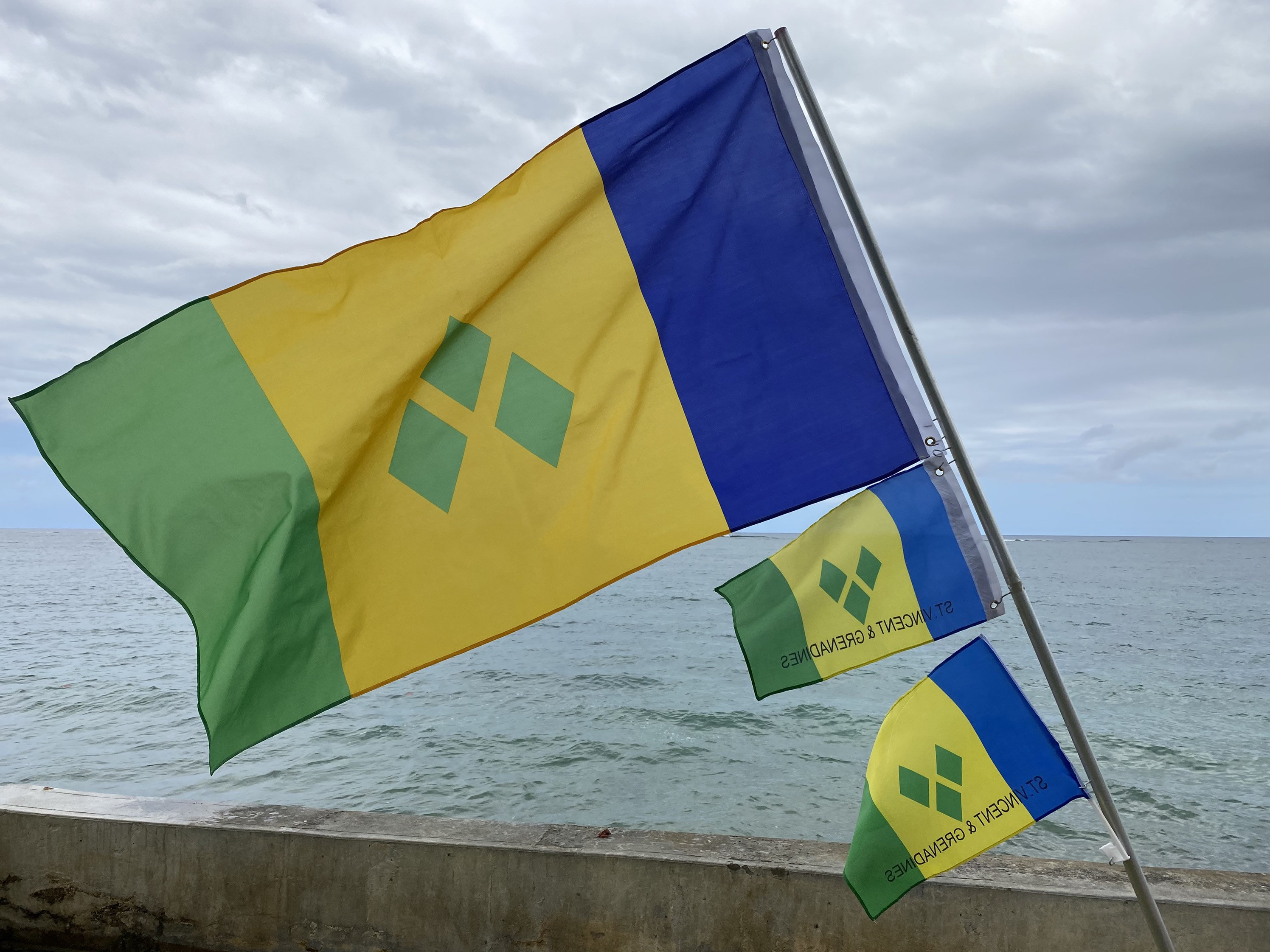 St. Vincent and The Grenadines Flag - Etsy 日本
